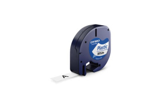 Taśma Dymo plastikowa 12 mm x 4 m - S0721560 - 59422 biała