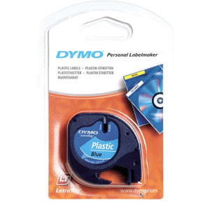 Taśma Dymo plastikowa 12 mm x 4 m - S0721600 - 59426 niebieska