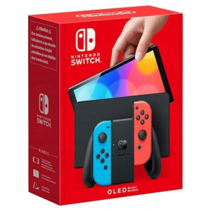 Konsola Nintendo Switch Oled Czerwono Niebieska