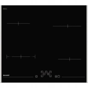 Płyta ceramiczna SHARP KH6V08FT00EU Timer 60cm