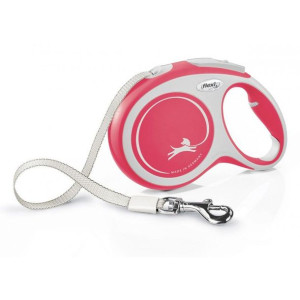 Flexi Smycz New Comfort Na Taśmie 8 Metrów Rozmiar L Czerwona do 50 kg