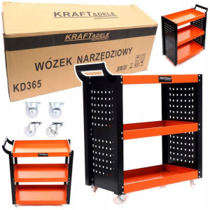 Kraft Szafka Wózek Warsztatowy Narzędziowy 3 Półki