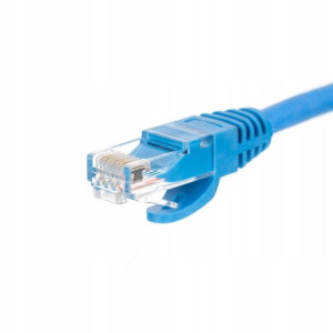 Netrack patchcord RJ45 kat. 5e UTP 20m niebieski