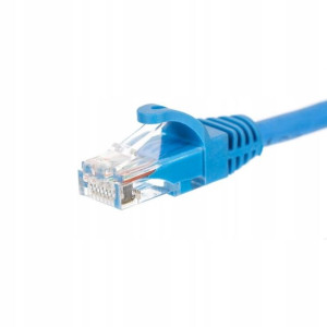 Netrack patchcord RJ45 kat. 5e UTP, 0,5m niebieski