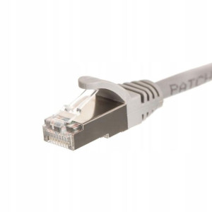 Netrack patchcord RJ45, kat. 5e FTP/STP, 2m szary