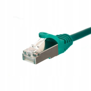 Netrack patchcord RJ45, kat. 5e FTP/STP, 2m zielon