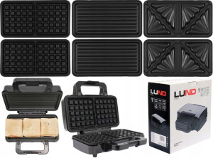 Gofrownica 3w1 Grill Opiekacz Toster Do Kanapek