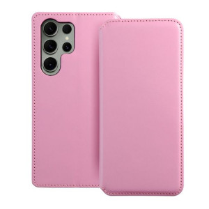 Kabura Dual Pocket do SAMSUNG S23 ULTRA jasny różowy