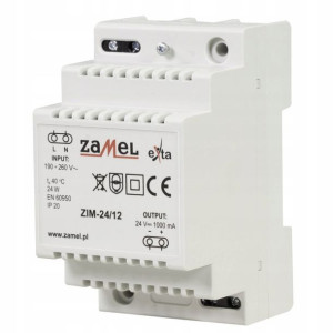 ZAMEL Zasilacz Impulsowy 24V / 1,0A
