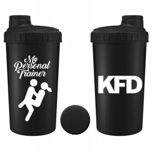 Shaker/bidon KFD 700 ml Personal Trainer Czarny
