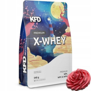 Białko KFD X-Whey 540g Krem Malinowy