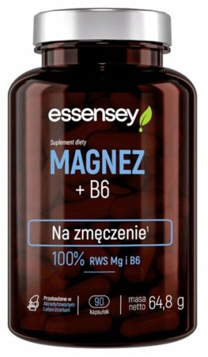 Essensey Magnez i Witamina B6 90 kaps.