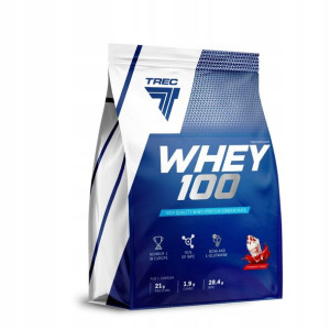 Białko Trec Whey 100 900g Truskawka