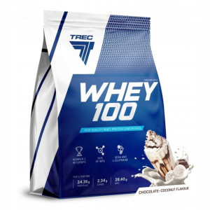 Białko Trec Whey 100 900g Czekolada-Kokos