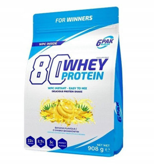 Białko 6Pak 80 Whey Protein 908g Banan