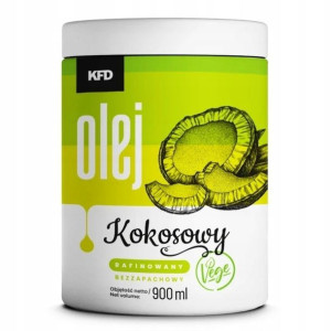 Olej Kokosowy Rafinowany do Smażenia KFD 900g