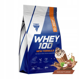 Białko Trec Whey 100 New For. 700g Orzech laskowy