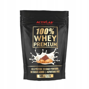 Białko Activlab 100%Whey Premium 500g Masł. Orzech
