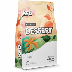 Białko KFD Dessert 700g Biała czekolada z maliną
