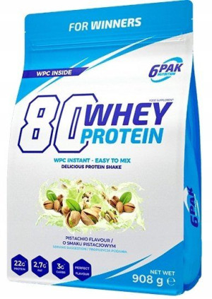 Białko 6Pak 80 Whey Protein 908 g Pistacja