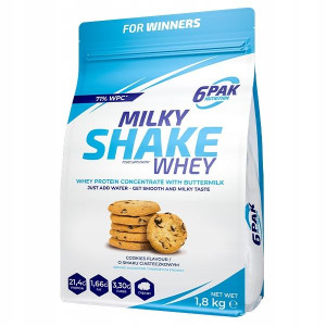 Białko 6PAK Milky Shake Whey 1800g Ciasteczko