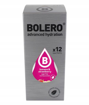 BOLERO BOX 12szt x9g Banan-Trusk. Napój Zero Kcal