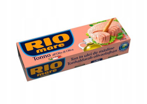 Tuńczyk w oliwie z oliwek Rio Mare (3x80g)