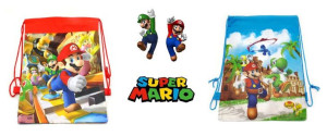 Worek na buty szkoła Torba ze sznurkiem SUPER MARIO