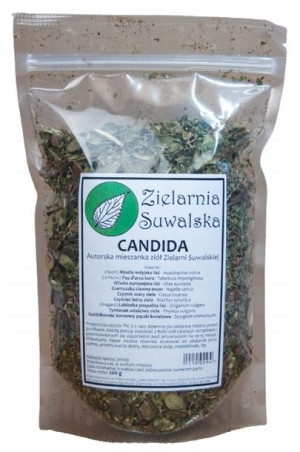 Mieszanka ziołowa Candida 200g Zielarnia Suwalska