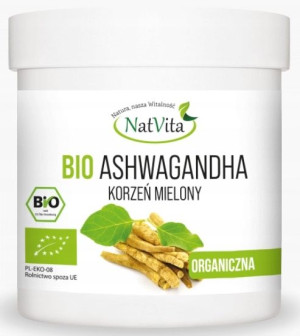 NatVita Ashwagandha BIO mielona 500g