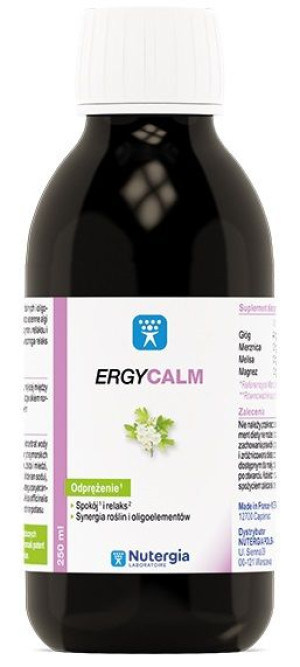 Nutergia Ergycalm NA STRES BEZSENNOŚĆ RELAKS 250ml