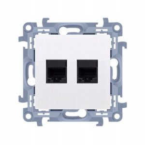 KONTAKT SIMON 10 Gniazdo Komp-Tel RJ45 5e+RJ11