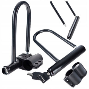 U-lock Zapięcie Rowerowe Blokada Roweru 200x140