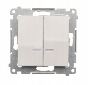 KONTAKT SIMON 54 Łącznik Podwójny LED IP44 16A