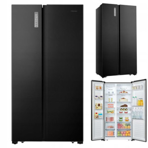 Lodówka Gorenje SideBySide NoFrost 178.6cm Czarna