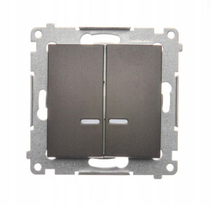 KONTAKT SIMON 54 Łącznik Podwójny LED IP44 16A
