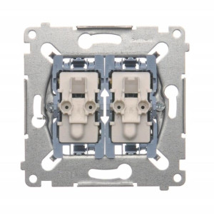 KONTAKT SIMON 54 Łącznik x2 Schodowy LED Mechanizm
