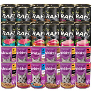 Rafi Whiskas mix smaków 24x400g