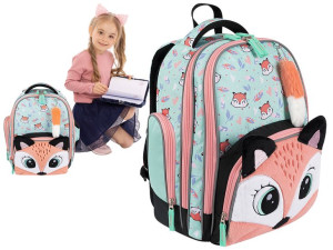 BAMBINO Plecak PREMIUM Tornister LIS Włochacz FOX