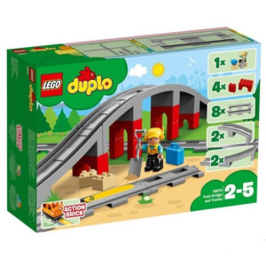 LEGO DUPLO 10872 Tory kolejowe i wiadukt