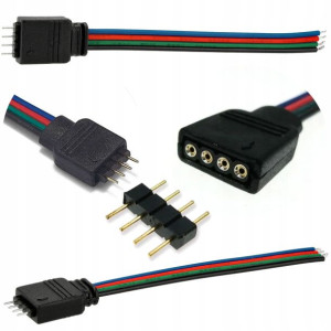 Złączka RGB taśma-sterownik do lutowania 60124