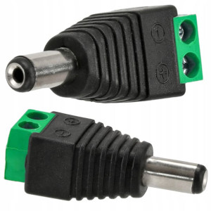 Gniazdo DC złączka męska do taśma LED 2,1mm