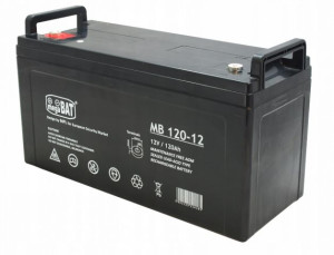 Akumulator AGM VRLA MegaBat 12 V 120000 mAh M8