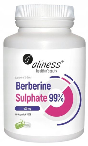 Aliness Berberine Sulphate 99% 400 mg x 60 caps
