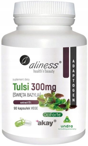 Aliness TULSI ŚWIĘTA BAZYLIA ekstrak kwas ursolowy