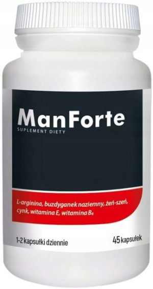 Aliness MAN FORTE Libido Płodność Testosteron 45k