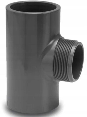 VDL Trójnik 90° PVC-U 32 mm x 1" x 32 mm