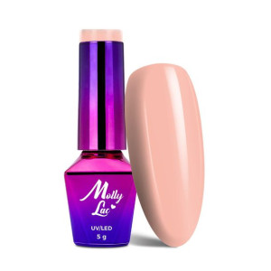 300 Lakier Hybrydowy Molly Lac 5ml Skin & Make Up Soft Peach