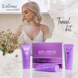 Wellness Silver Top3 Kit Szampon 50ml, Odżywka 50ml Maska 50ml
