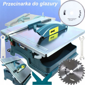 Przecinarka Piła Do Glazury Płytek 1900w 2x Tarcza